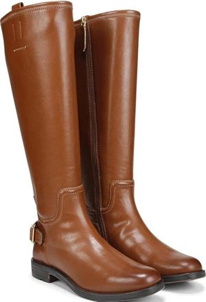 Franco Sarto Womens Franco Sarto Merina Brown Faux Leather Knee High Riding Boots RHS7248