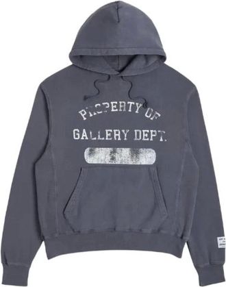 Gallery Dept. Hoodies, male, Gray, S, Vintage Washed Navy Hoodie