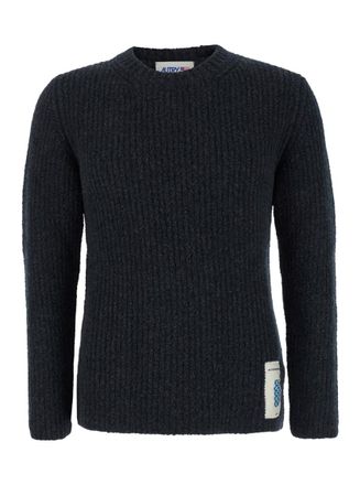 Autry Black Crew Neck Sweater