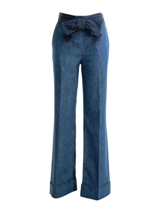Valentino Garavani Denim Bottoms Medium Blue Denim