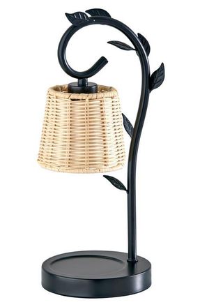 Adesso Ivy Candle Warmer Lamp in Black at Nordstrom