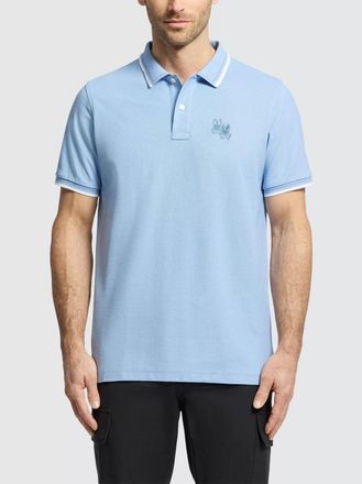 Psycho Bunny Mens Serenity Elliot Pique Polo Shirt - Blue - Size X-Large