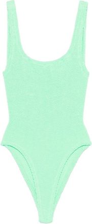 Hunza G Square-neck Crinkle Swimsuit