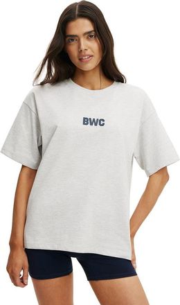Cotton On Womens Active Graphic Tee in Light Grey Marle Bwc Logo at Nordstrom, Size X-Small