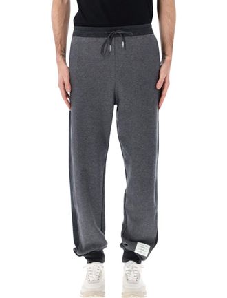 Thom Browne Grey Cotton Solid Joggers
