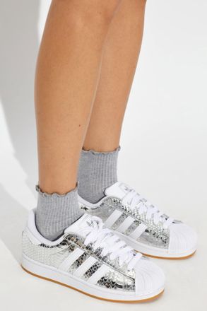 adidas SUPERSTAR II Sports Shoes, Womens, Silver