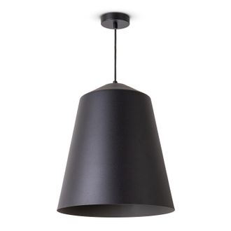 Paco Home L&aacute;mpara Colgante Sal&oacute;n Suspensi&oacute;n Mesa Comer Cocina Pantalla Industrial L&aacute;mpara Colgante - Negro, Gris (&oslash;36.5 Cm) - Paco Home