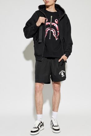 A Bathing Ape T-shirt With Print, Mens, Black