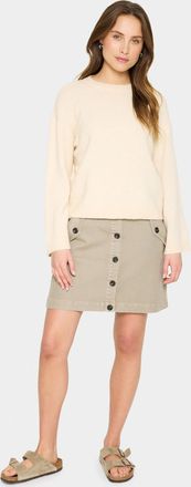 Saint Tropez Pullover LarnaSZ Pullover Loose fit offwhite