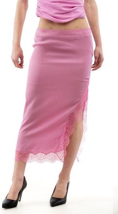 Moschino Multicolor Marabou Long Womens Skirt