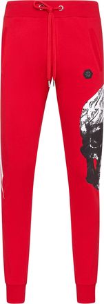 Philipp Plein Jogging Trousers Allover skull