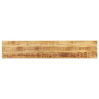 vidaXL Piano per Tavolo 140x40x3,8 cm Rettangolare Legno Mango Grezzo vidaXL
