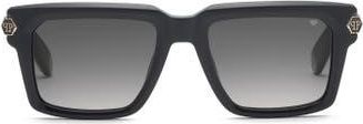 Philipp Plein Sunglasses Plein Empire Attitude Men in Darkgrey at Nordstrom, Size +0.00