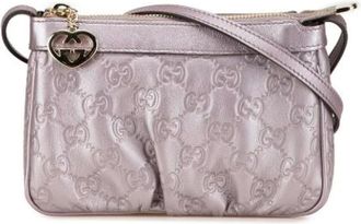 Gucci Pre-owned Cross Body Bags, female, Purple, Size: ONE SIZE Pre-owned Cross Body Bag