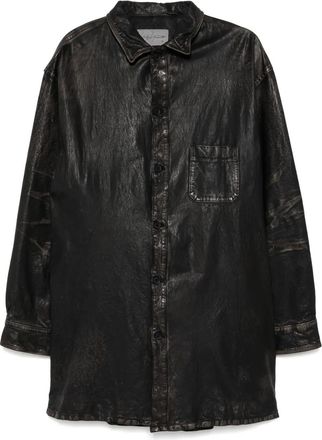 Yohji Yamamoto Giacca-camicia Mimosa - Nero