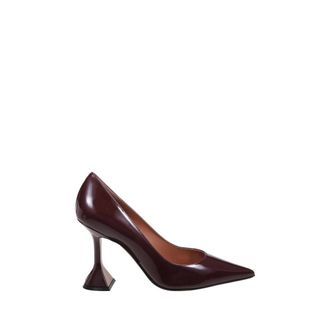 Amina Muaddi Ami Pump 95 - Dames - Schoenen - Rood - Maat: 41 EU Leer