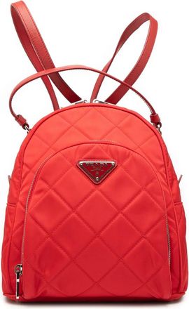 Prada 2013-2025 Tessuto Impuntu rugzak - Rood