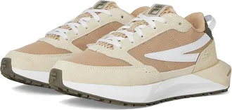 Fila Fila Racer Energized Mens Shoes Irish Cream/White/Whitecap Gray : 9.5 D - Medium, Suede