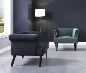 Atlantic Home Collection Sessel »Charlie« Loungesessel mit Wellenunterfederung