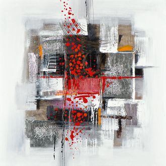 Schubiger M&ouml;bel Bild Korn,rot