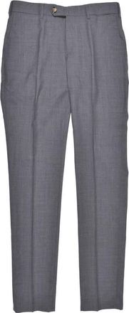 Brunello Cucinelli Gray Virgin Wool Dress Trousers, Brand Size 56 (US Size 40)