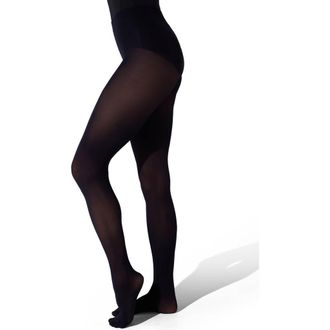 Capezio Ultra Soft Footed Tight in Black at Nordstrom, Size Large/x-Large
