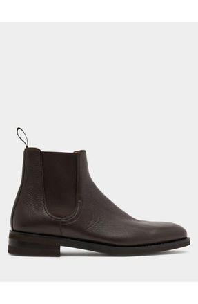Bally Scribe Un Bootie in Grained Leather in Brown at Nordstrom, Size 44.5
