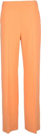 Patrizia Pepe High-Waisted Trousers - Orange