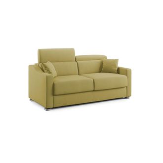 Divani.Store Amber Sof&aacute; Cama Convertible Con Tela Desmontable 171 Cm (mat. 120x197) Amarillo