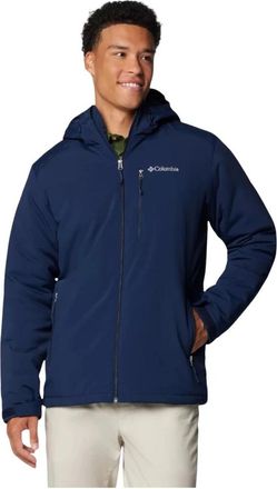 Columbia Light Jackets, male, Blue, Size: L Gate Racer Softshell Jacket for Outdoor Activities