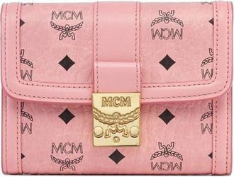 MCM Tracy Trifold Wallet in Visetos in Yellow at Nordstrom