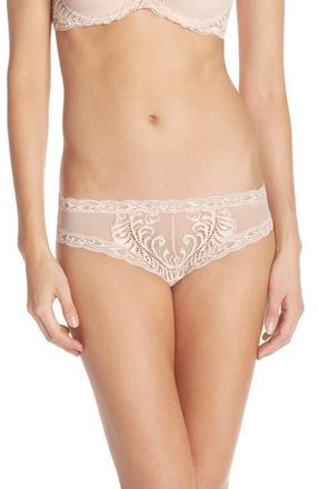 Natori Feathers Hipster Briefs in Cameo Rose at Nordstrom, Size X-Large
