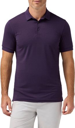 Mizzen+Main Copa Trim Fit Performance Polo in Passion Purple at Nordstrom, Size Xx-Large