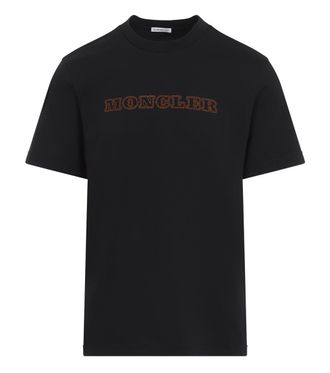 Moncler Black Regular Logo T-Shirt