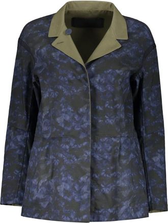 Moorer Omkeerbaar Katoenen Jasje - Dames - Blazers - Blauw - S - Katoen - Jassen
