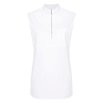 Officine G&eacute;n&eacute;rale Dames, Tops, Wit, Maat: XS Katoen