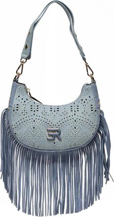 Ermanno Scervino Hobo Terra Jeans - Dames - Schoudertassen - Blauw - ONE Size - Leer - Tassen