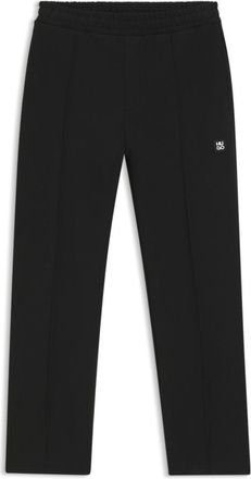 HUGO BOSS Relaxed-fit sweatpants in a structured cotton blend