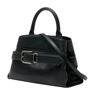 Marc Jacobs Womens Top Handle Bag Black Cowhide
