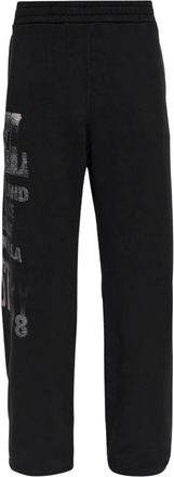 Diesel P-Ill Trainingsbroeken - Heren - Sweatpants - Zwart - XL - Katoen - Broeken