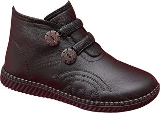 Generic Fur Boots for Women Uk Warm Boots Soft and Comfortable Can Adapt To The Cold and Harsh Environment Wedge Boots for Women Size 6 (Black, 5.5)