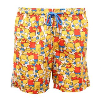 MC2 Saint Barth Beachwear, male, Yellow, Size: S Gustavia Simpson Town