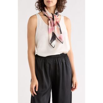 Vince Camuto Exploded Bloom Scarf in Black Rose at Nordstrom Rack