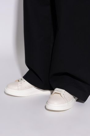 Alexander McQueen Sports Shoes With Logo, Mens, Cream