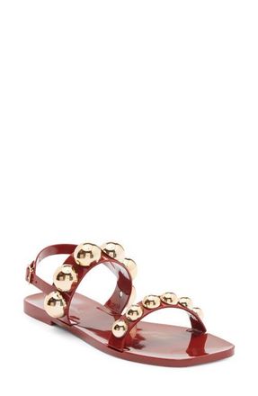 Jeffrey Campbell Gum-Drop Jelly Sandal in Rust Gold at Nordstrom, Size 6