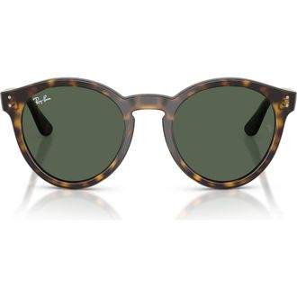 Ray-Ban 52mm Phantos Sunglasses in Havana /Dark Green at Nordstrom