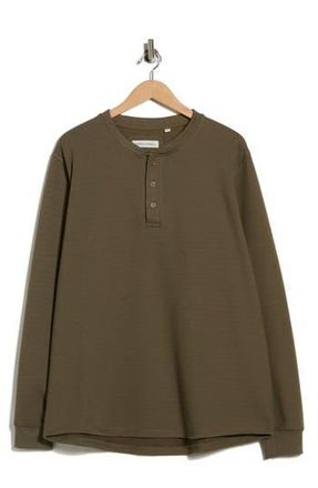 James Campbell Farle Knit Henley in Olive at Nordstrom Rack, Size Xx-Large