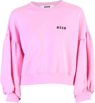 Msgm Mujer, Sudaderas, Rosa, Talla: M