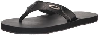 Oakley Mens Burke Flip Flop, Blackout, 10 UK