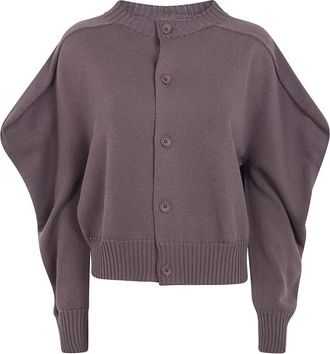 Issey Miyake Truien & Vesten, Dames, Bruin, M, Cardigans